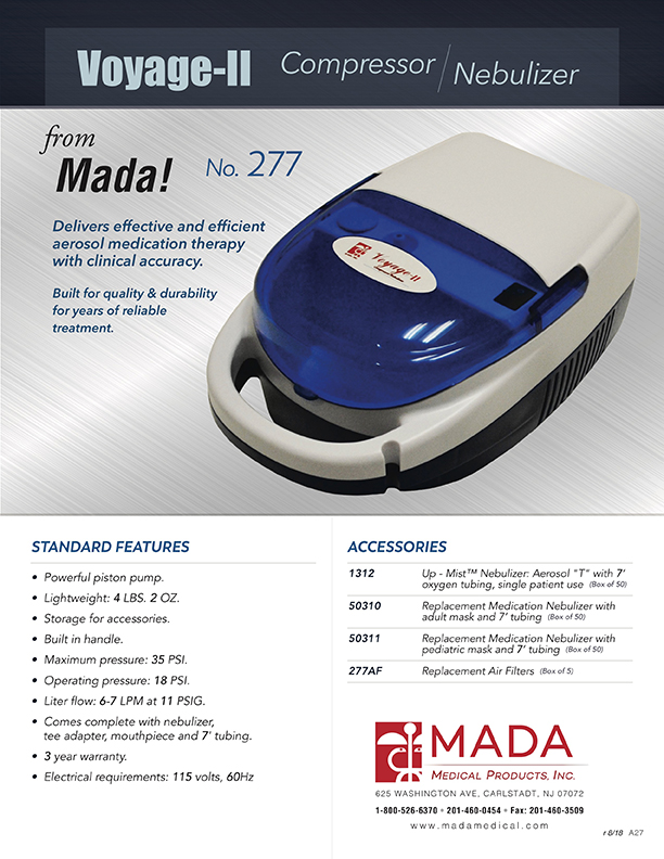 No. 277 Voyage II Compressor & Nebulizer